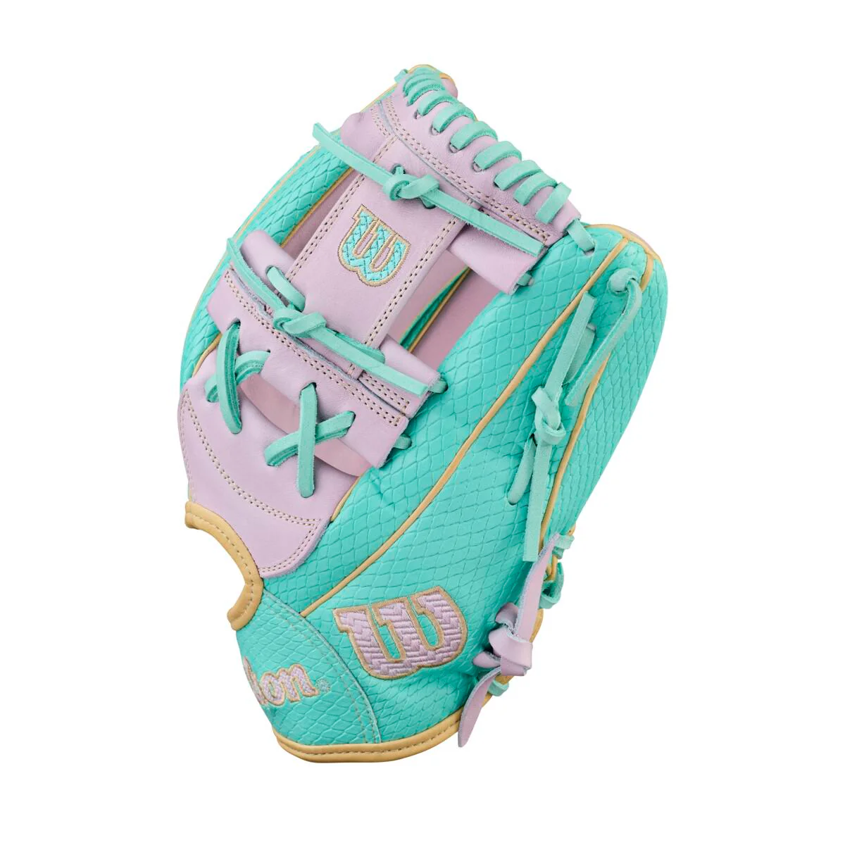 Wilson A2000 Fastpitch Spring 2026 H12SS Lavender/Seafoam 12"-RHT - Image 3