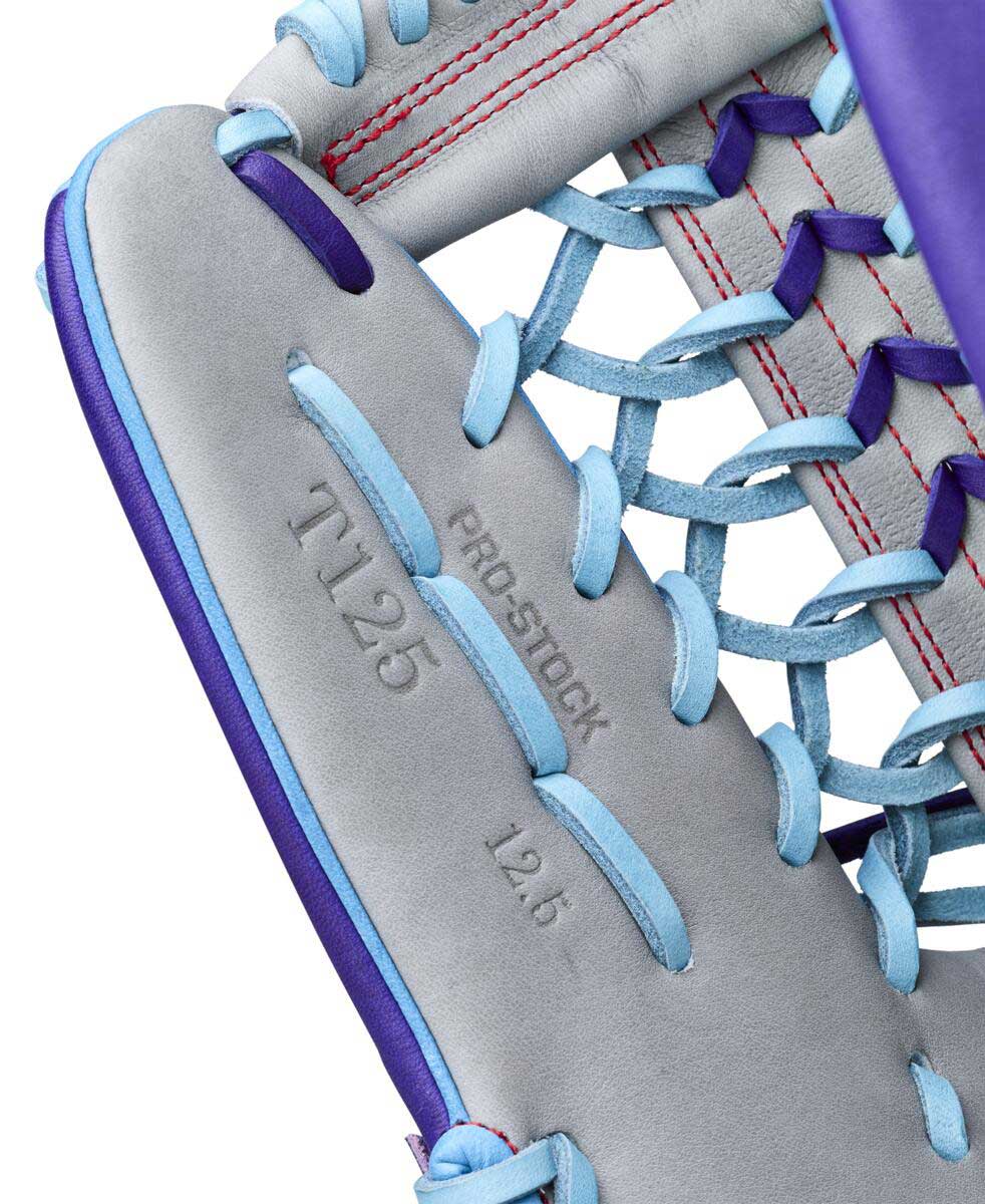Wilson A2000 Fastpitch Summer 2026 T125 Purple/Grey/Sky Blue 12.5" - Image 7