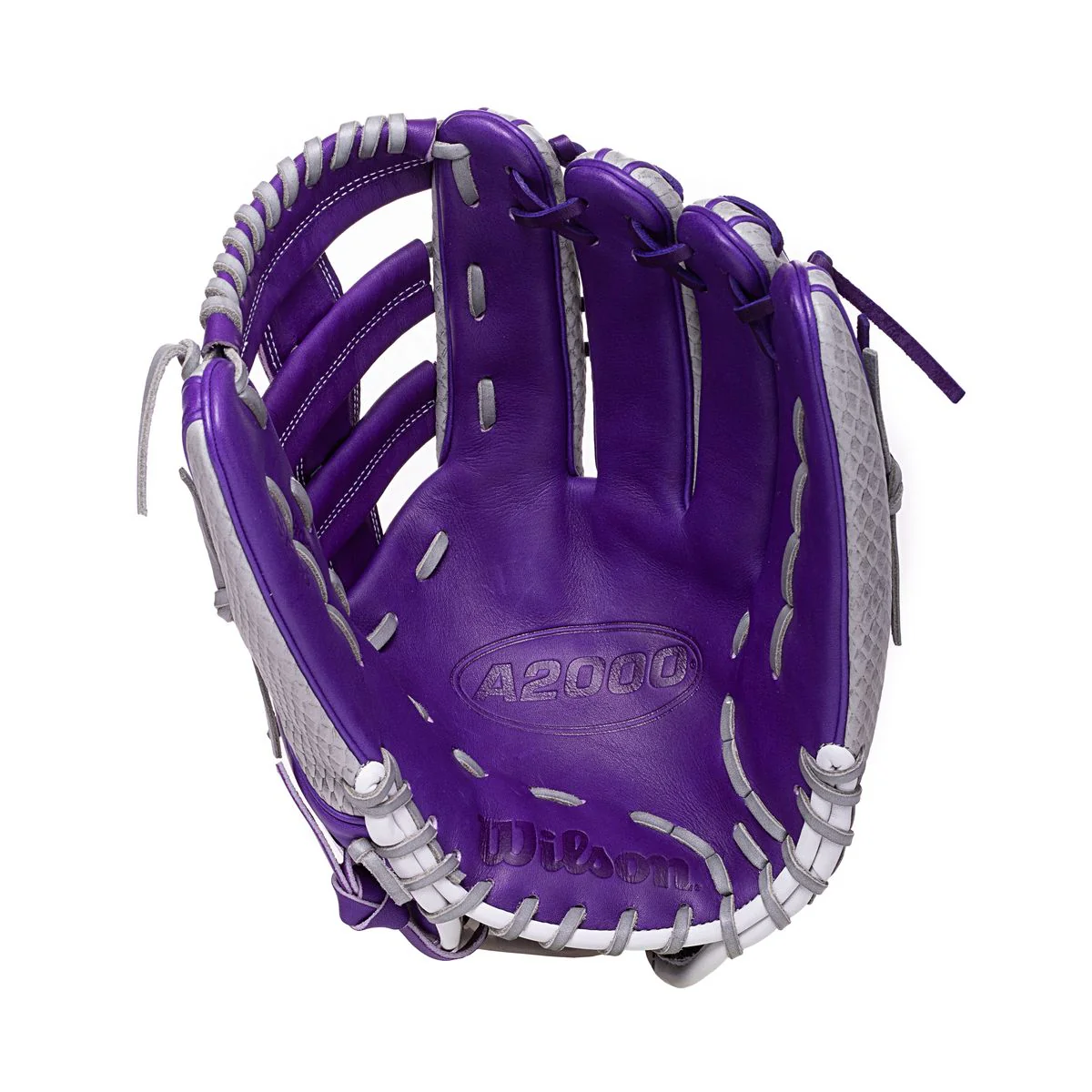 Wilson A2000 H-Web Purple/Grey Snakeskin 13"- RHT - Image 2