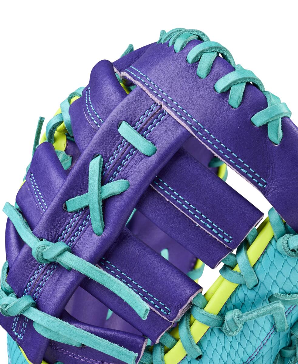 Wilson A2000 Spring 2026 1612SS Teal/Purple 12" - Image 5