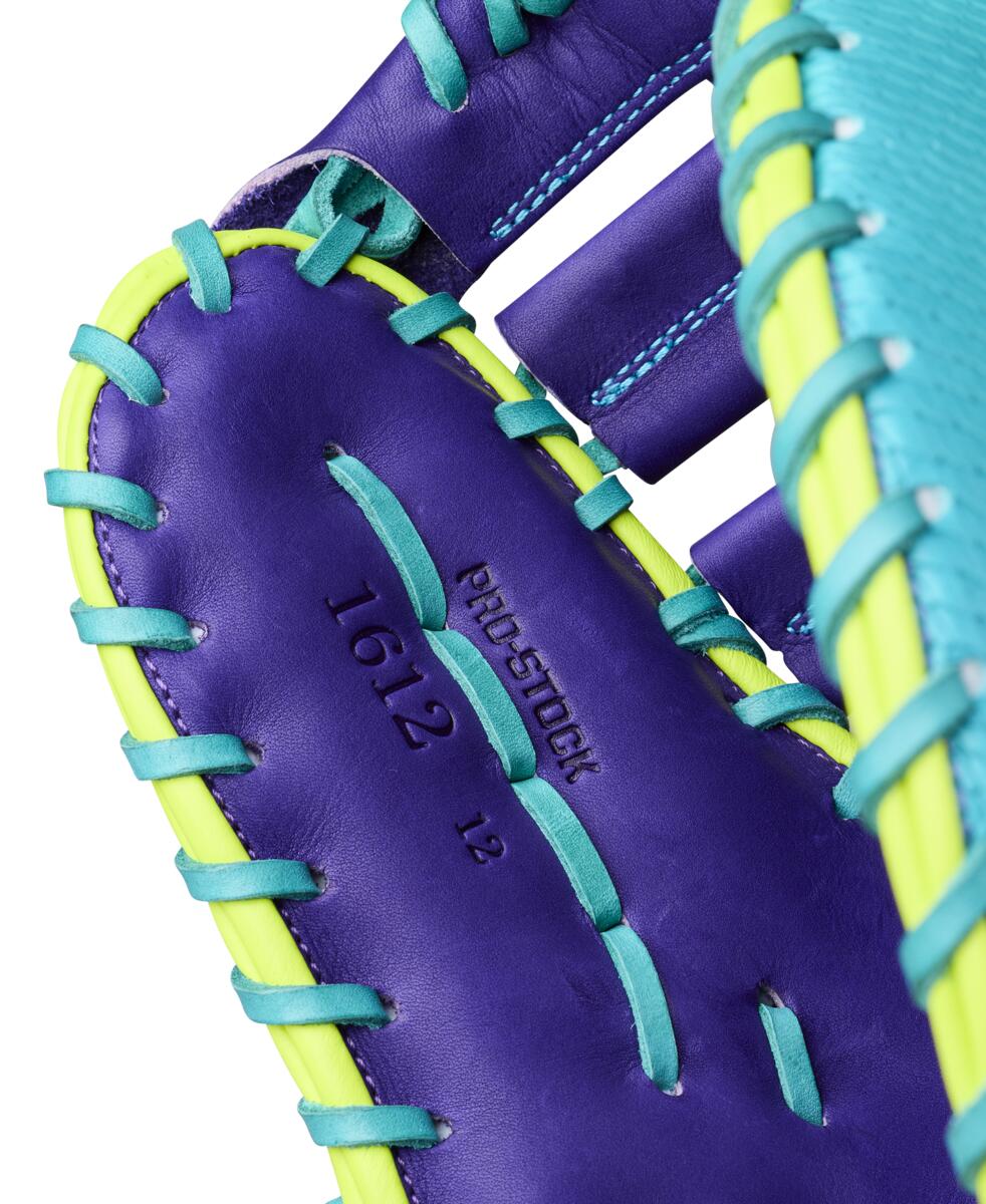 Wilson A2000 Spring 2026 1612SS Teal/Purple 12" - Image 6