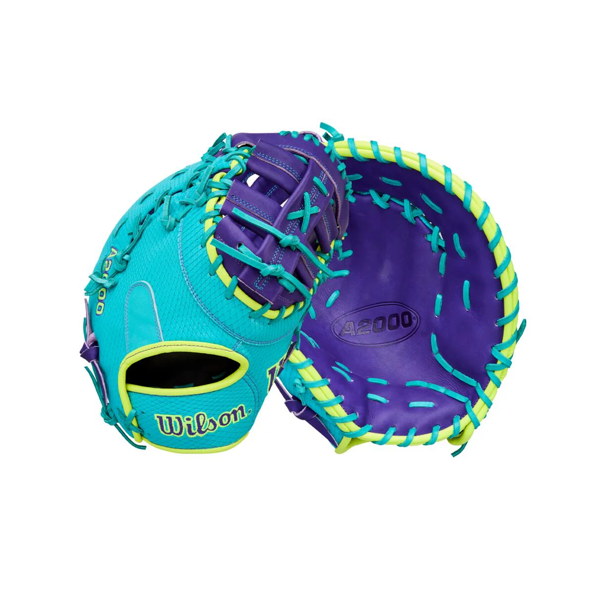 Wilson A2000 Spring 2026 1612SS Teal/Purple 12" - Image 7