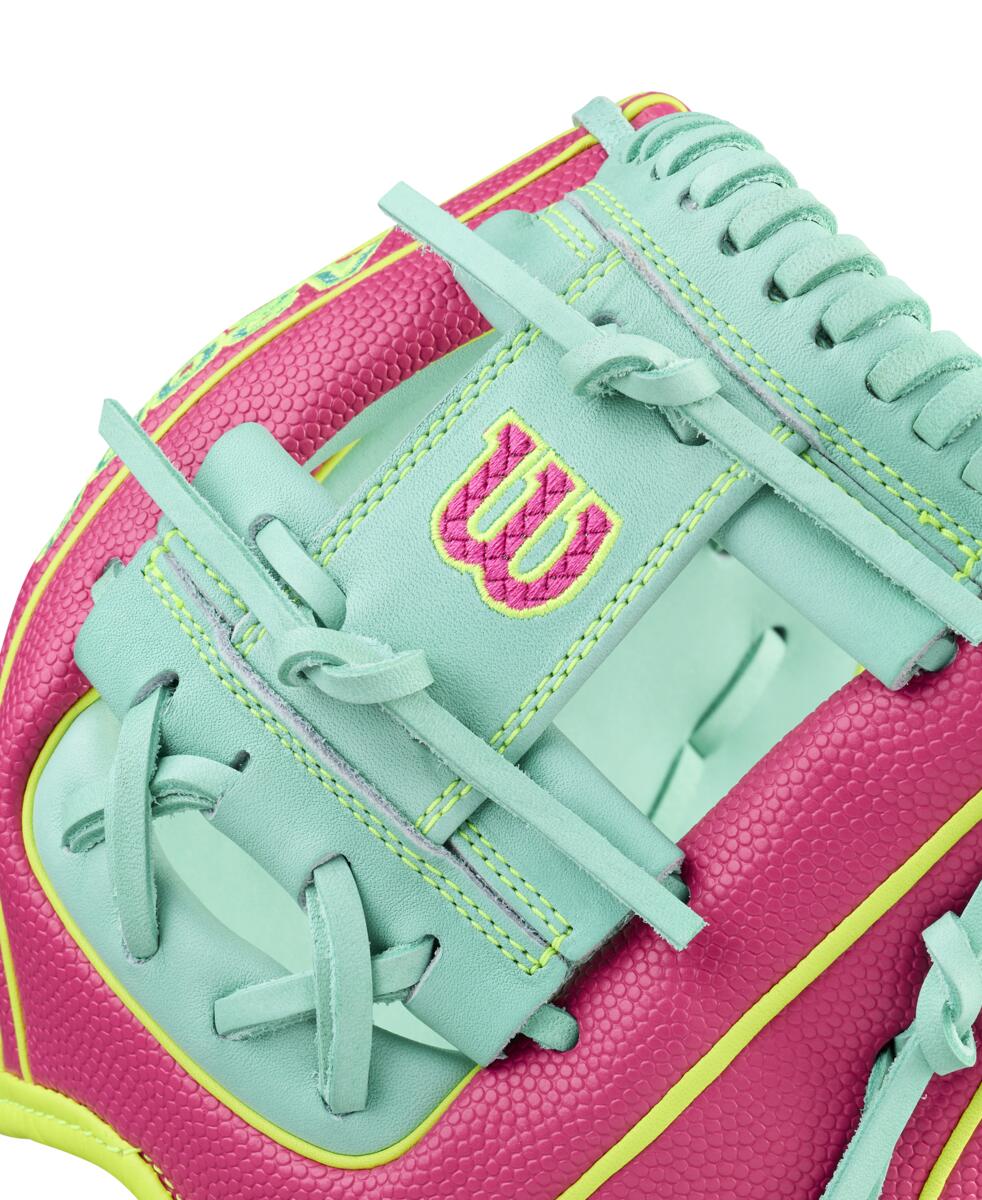 Wilson A2000 Spring 2026 DP15SS Seafoam/Flamingo 11.5"-RHT - Image 5