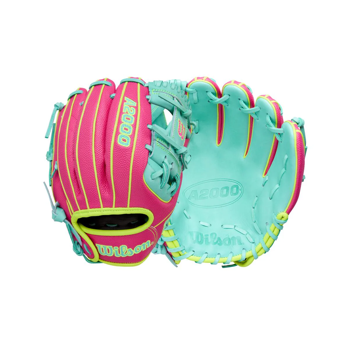 Wilson A2000 Spring 2026 DP15SS Seafoam/Flamingo 11.5"-RHT - Image 8