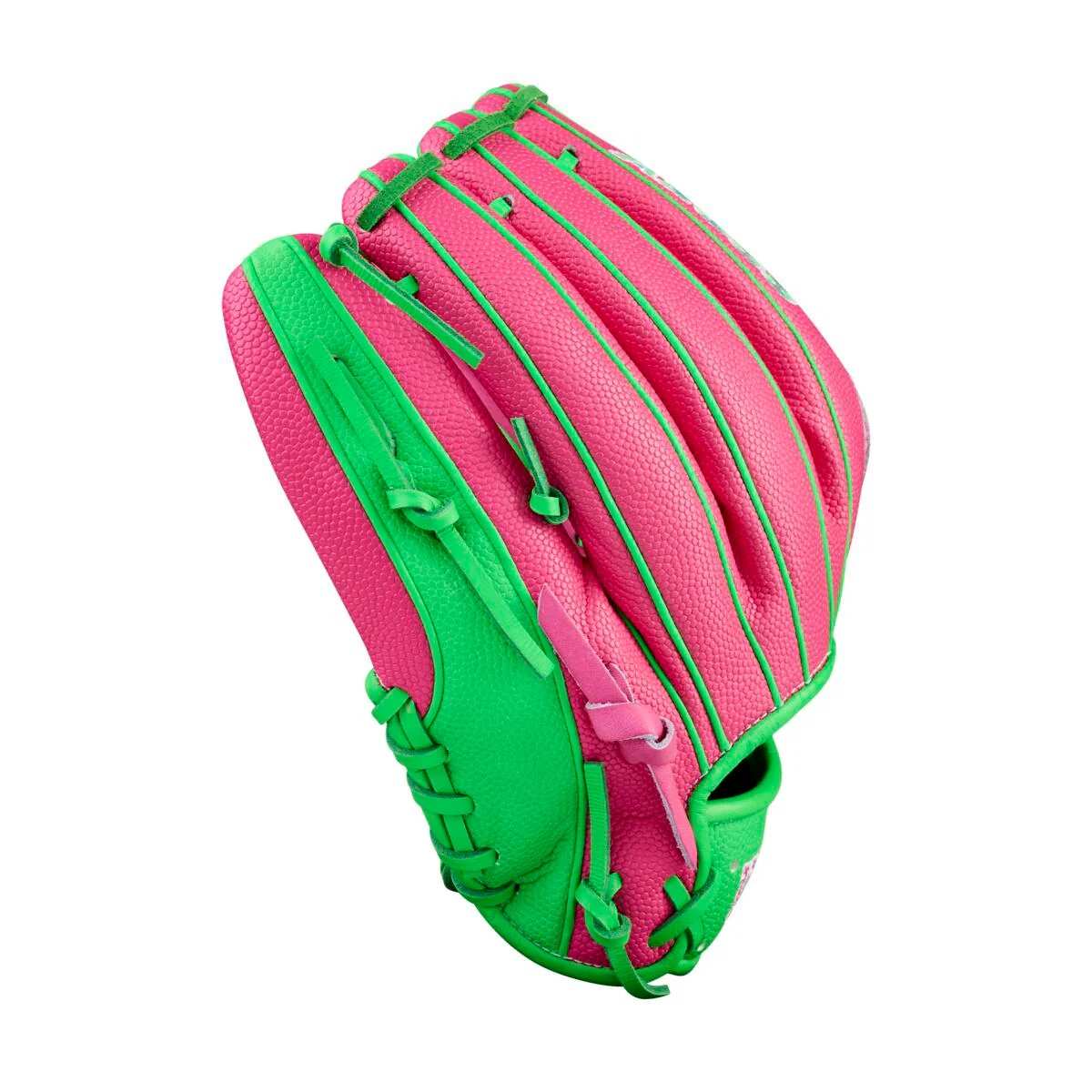 Wilson A2000 Spring 2026 Jose Ramirez GM Flamingo Pink/Neon Green SS 12"-RHT - Image 4