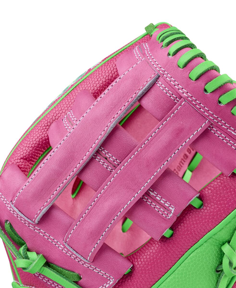 Wilson A2000 Spring 2026 Jose Ramirez GM Flamingo Pink/Neon Green SS 12"-RHT - Image 5