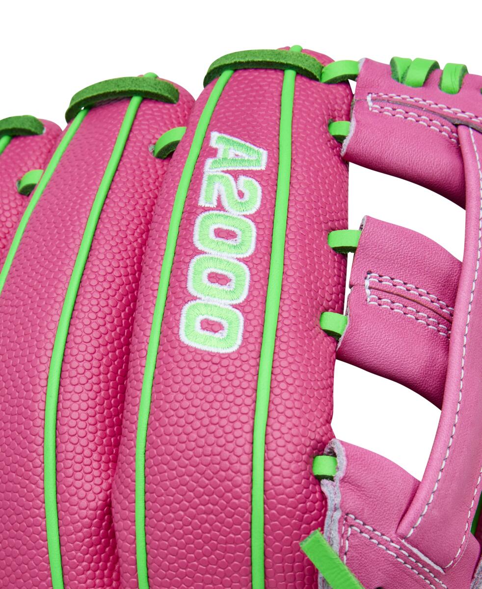Wilson A2000 Spring 2026 Jose Ramirez GM Flamingo Pink/Neon Green SS 12"-RHT - Image 6