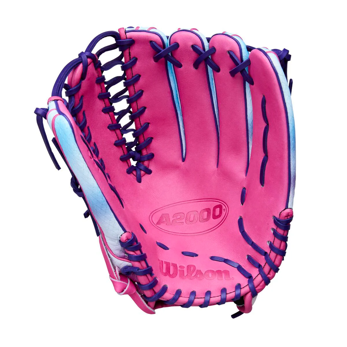 Wilson A2000 Spring 2026 OT7SS Pink/Purple/Blue Cloudfare 12.75" - Image 2