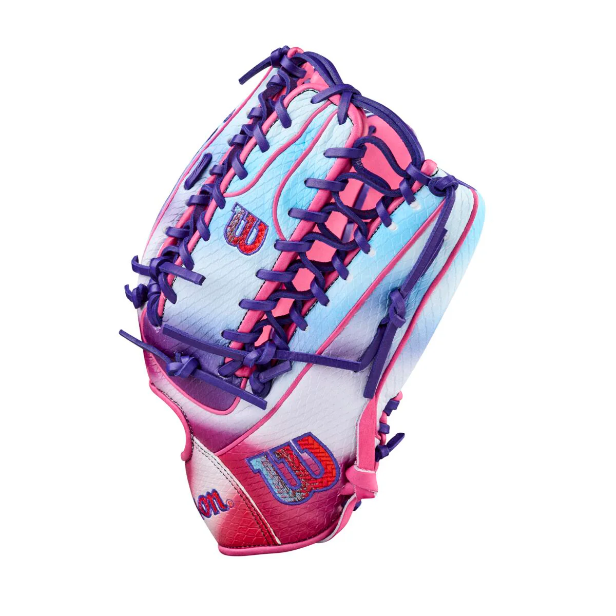 Wilson A2000 Spring 2026 OT7SS Pink/Purple/Blue Cloudfare 12.75" - Image 3