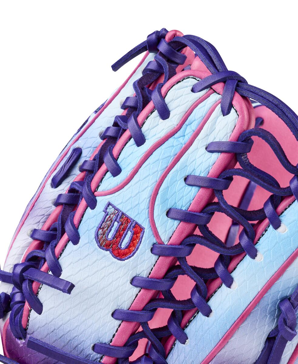 Wilson A2000 Spring 2026 OT7SS Pink/Purple/Blue Cloudfare 12.75" - Image 5