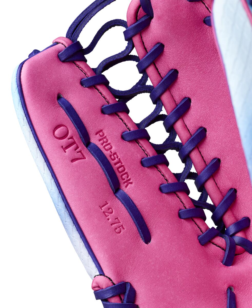 Wilson A2000 Spring 2026 OT7SS Pink/Purple/Blue Cloudfare 12.75" - Image 7