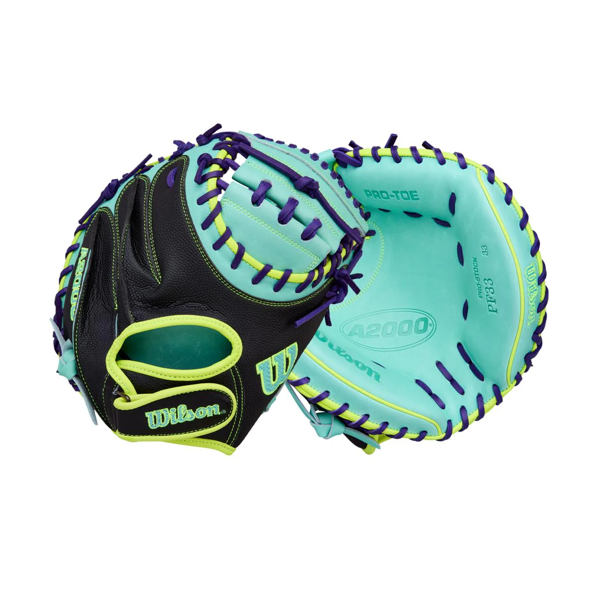 Wilson A2000 Spring 2026 PF33SS Black/Seafoam 33"-RHT - Image 8