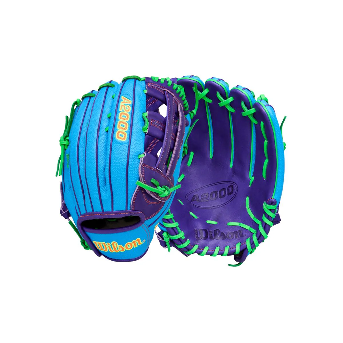 Wilson A2000 Spring 2026 PF50SS Purple/Neon Green 12.25" - Image 8