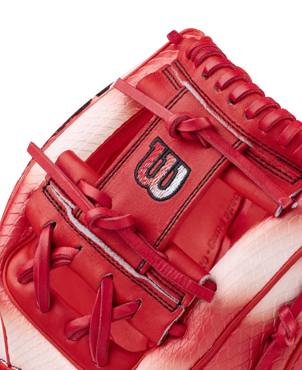 Wilson A2000 Spring 2026 Zach Neto GM Red/Red Cloud SS 11.75"-RHT - Image 5