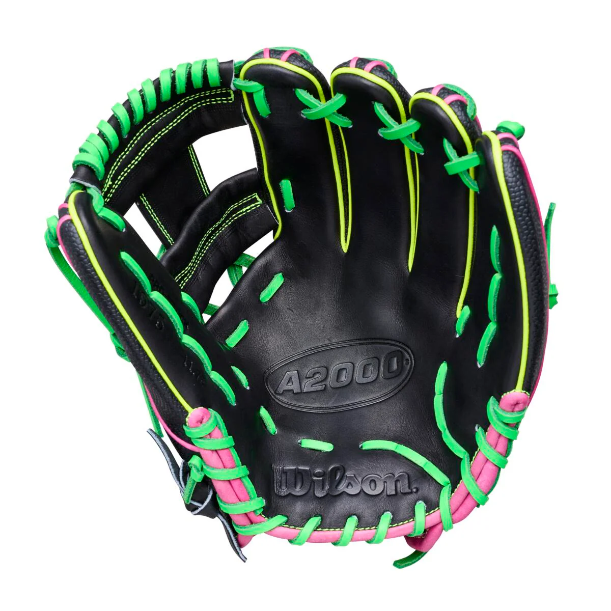 Wilson A2000 Summer 2026 1975SS Black/Flamingo/Optic 11.75"-RHT - Image 2