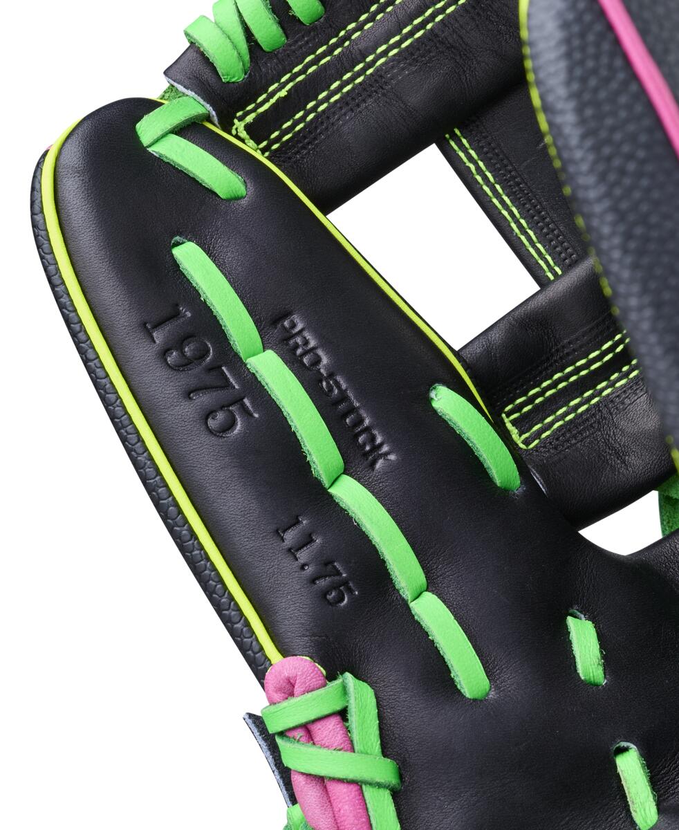 Wilson A2000 Summer 2026 1975SS Black/Flamingo/Optic 11.75"-RHT - Image 7