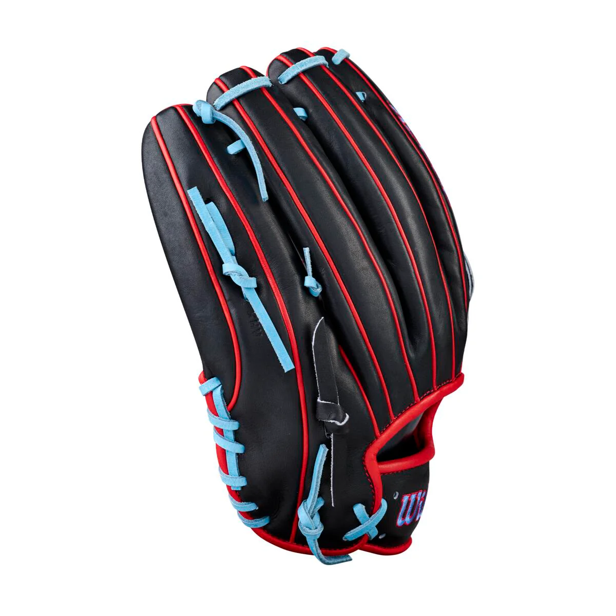 Wilson A2000 Summer 2026 B25 Black/Red/Sky Blue 12.25" - Image 4