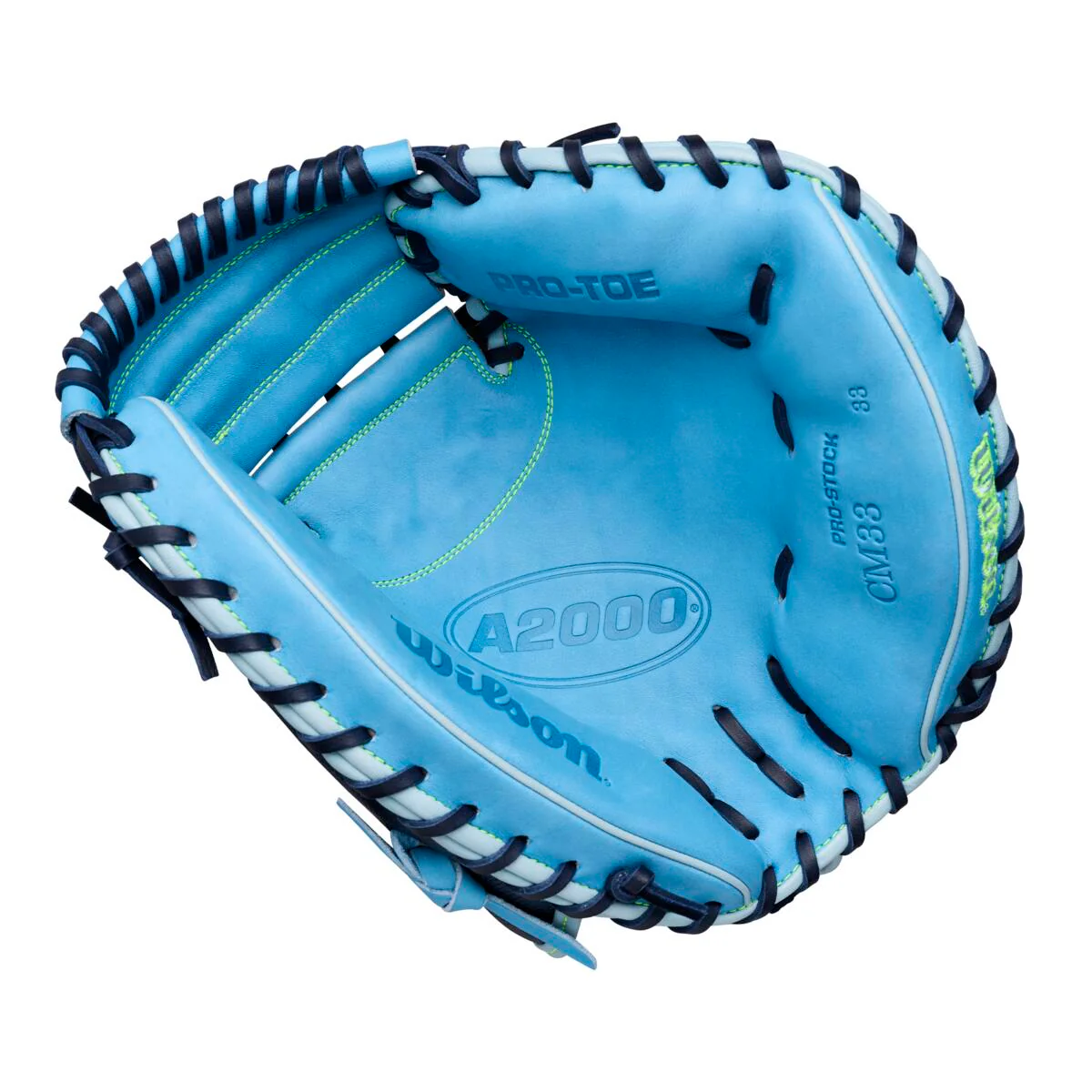 Wilson A2000 Summer 2026 CM33S Navy/Sky Blue 33"-RHT - Image 2