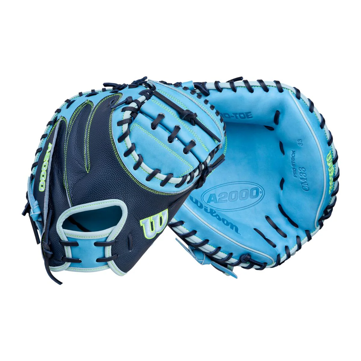 Wilson A2000 Summer 2026 CM33S Navy/Sky Blue 33"-RHT - Image 7