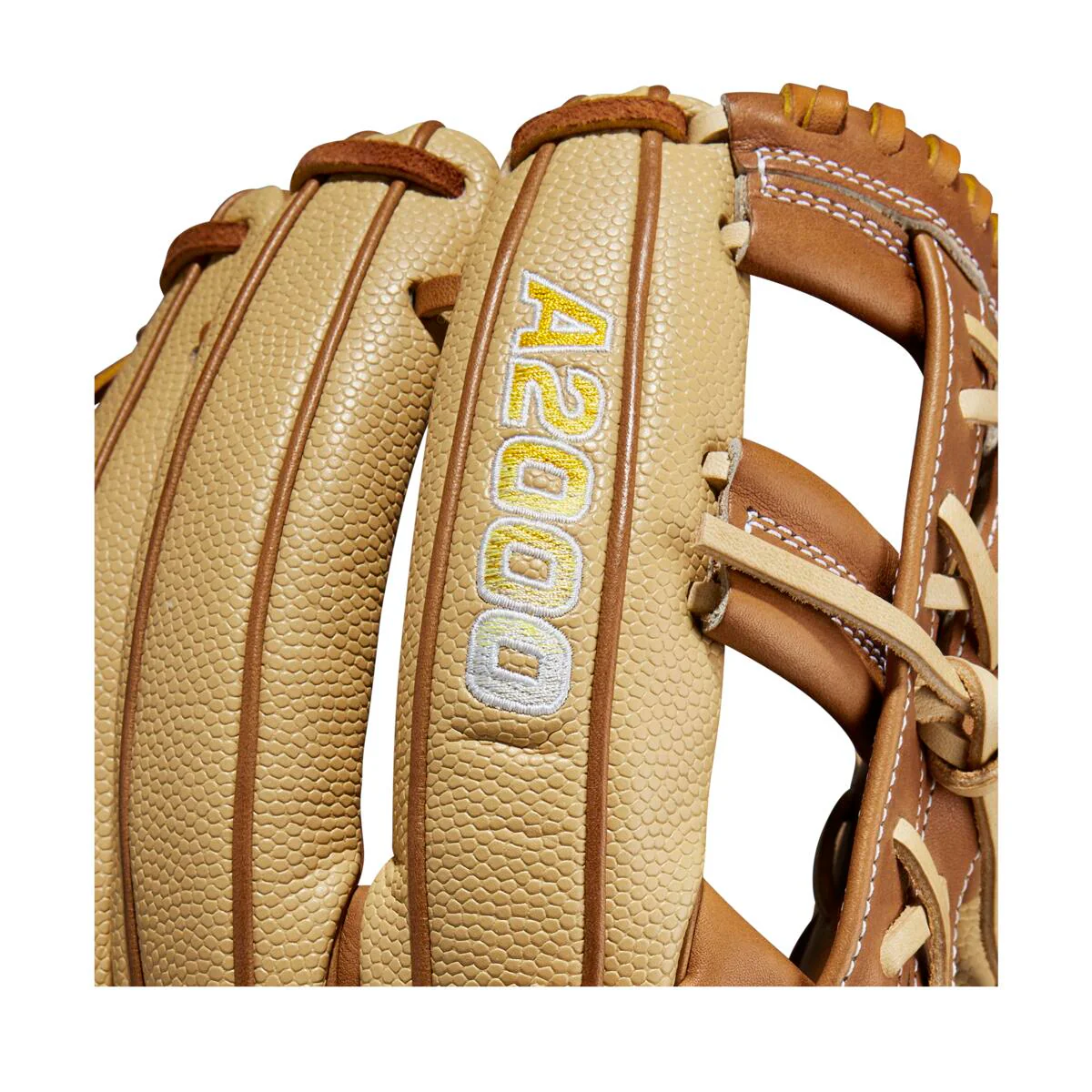 Wilson A2000 SuperSkin 1912 SaddleTan/Blonde/Yellow 12"-RHT - Image 6