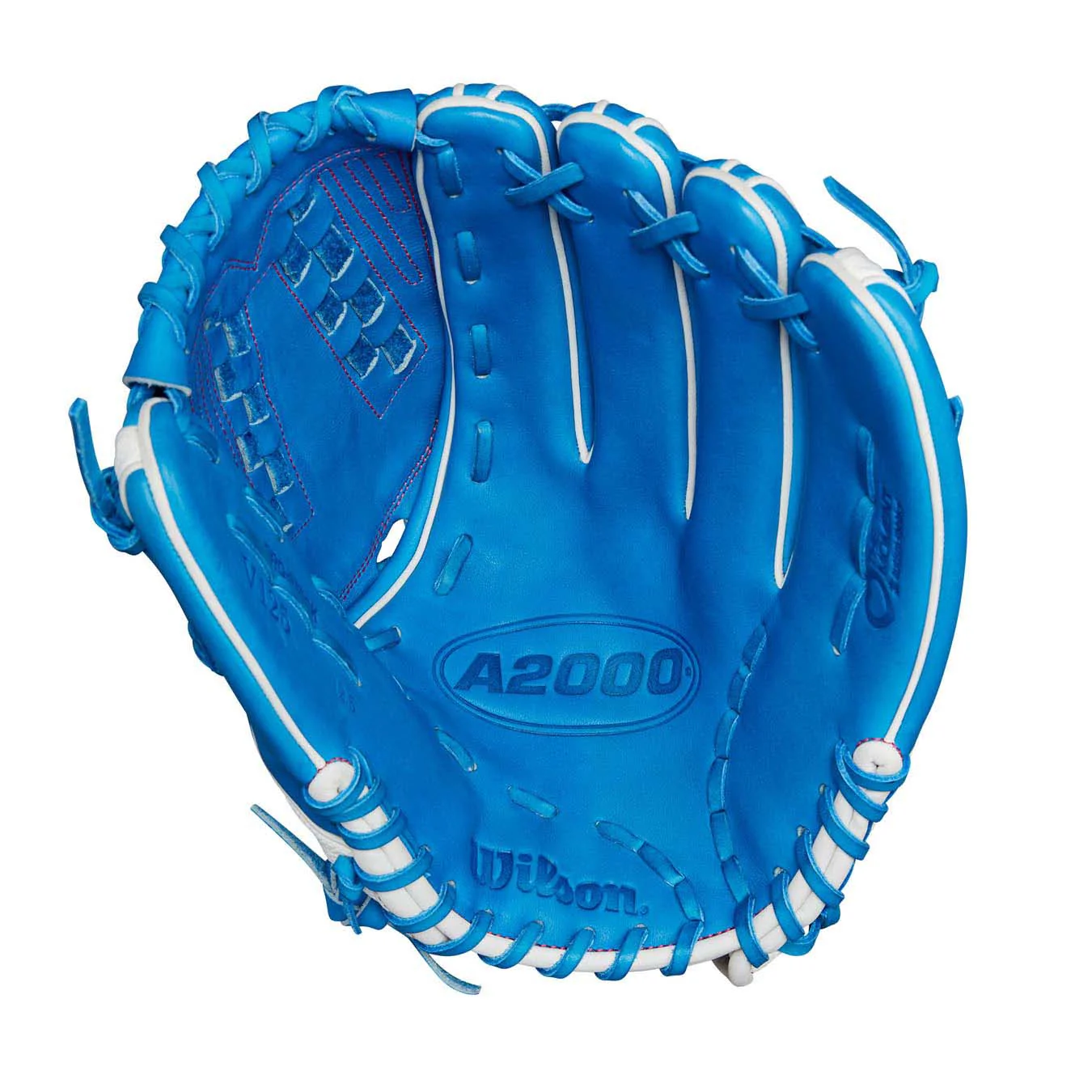 Wilson A2000 V125 LTM Autism Speaks Fastpitch Glove - Image 2