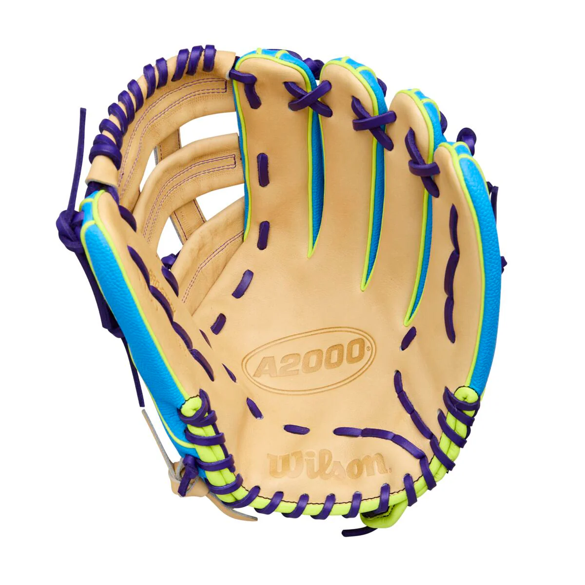 Wilson A2000 Winter 2025 1750SS Blonde/Sky Blue 12.5" - Image 2