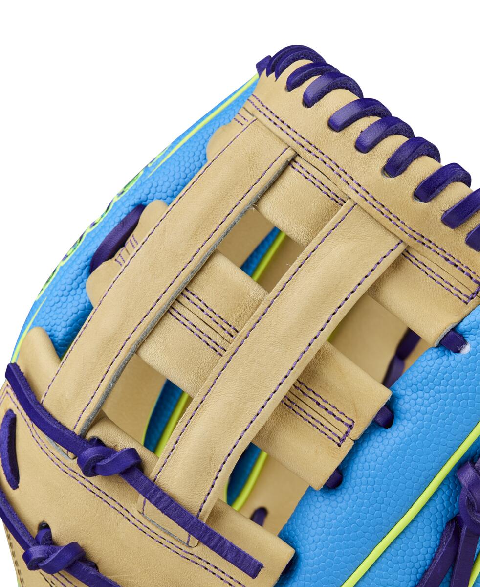 Wilson A2000 Winter 2025 1750SS Blonde/Sky Blue 12.5" - Image 5
