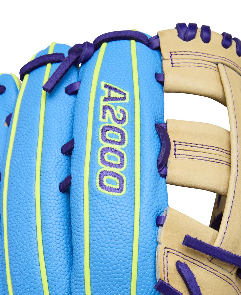 Wilson A2000 Winter 2025 1750SS Blonde/Sky Blue 12.5" - Image 6