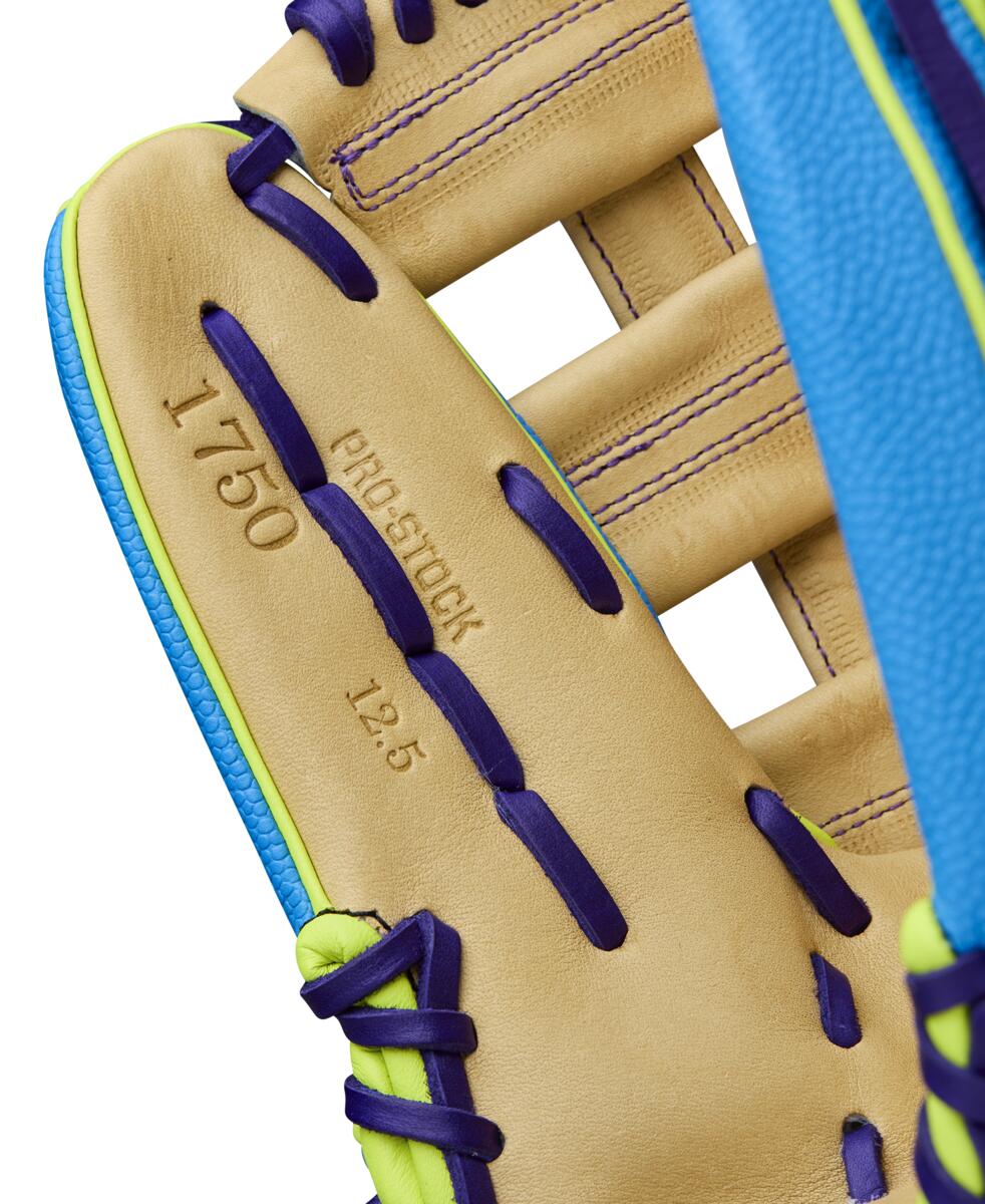 Wilson A2000 Winter 2025 1750SS Blonde/Sky Blue 12.5" - Image 7