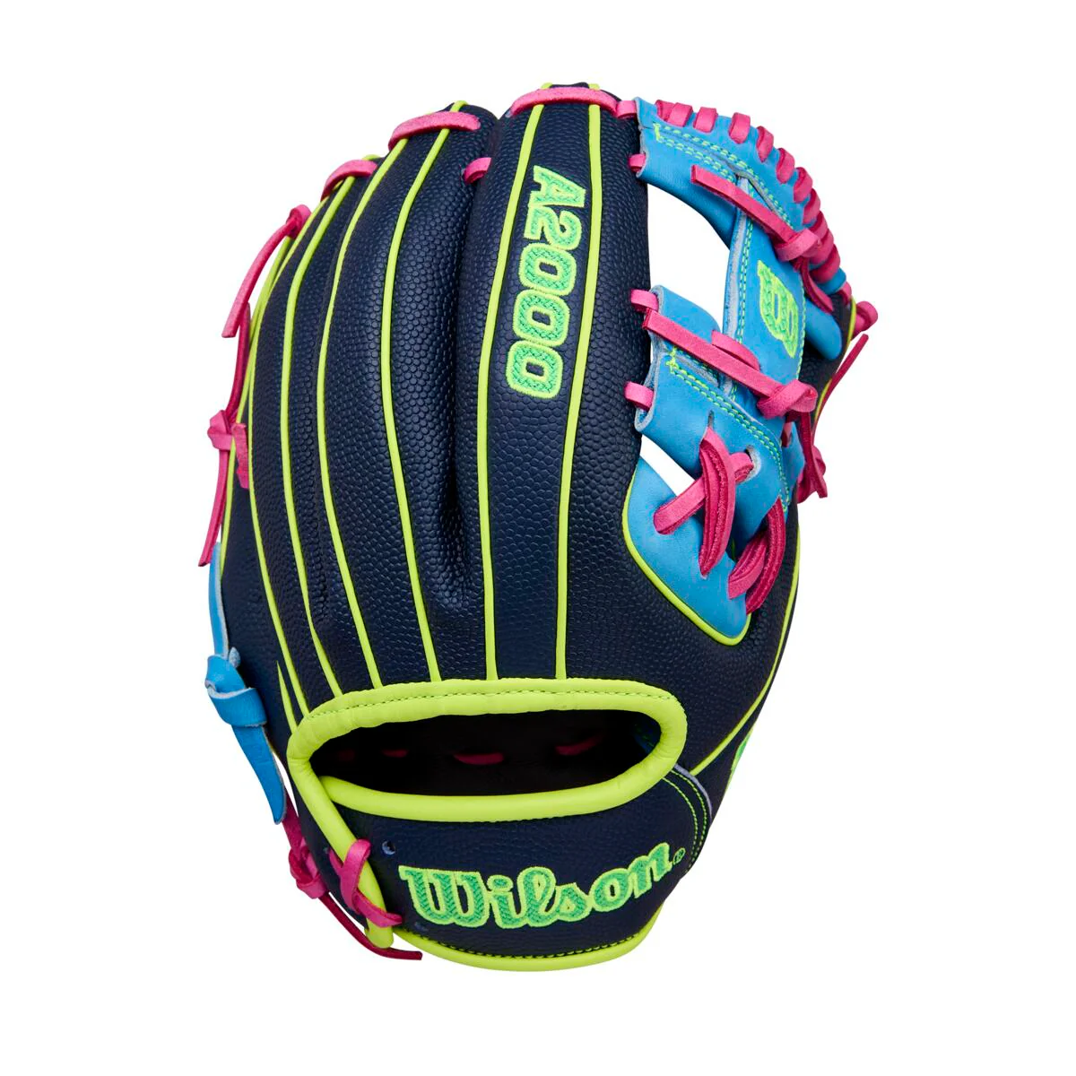 Wilson A2000 Winter 2025 1786SS  Navy/Sky Blue/Optic Yellow 11.5"-RHT