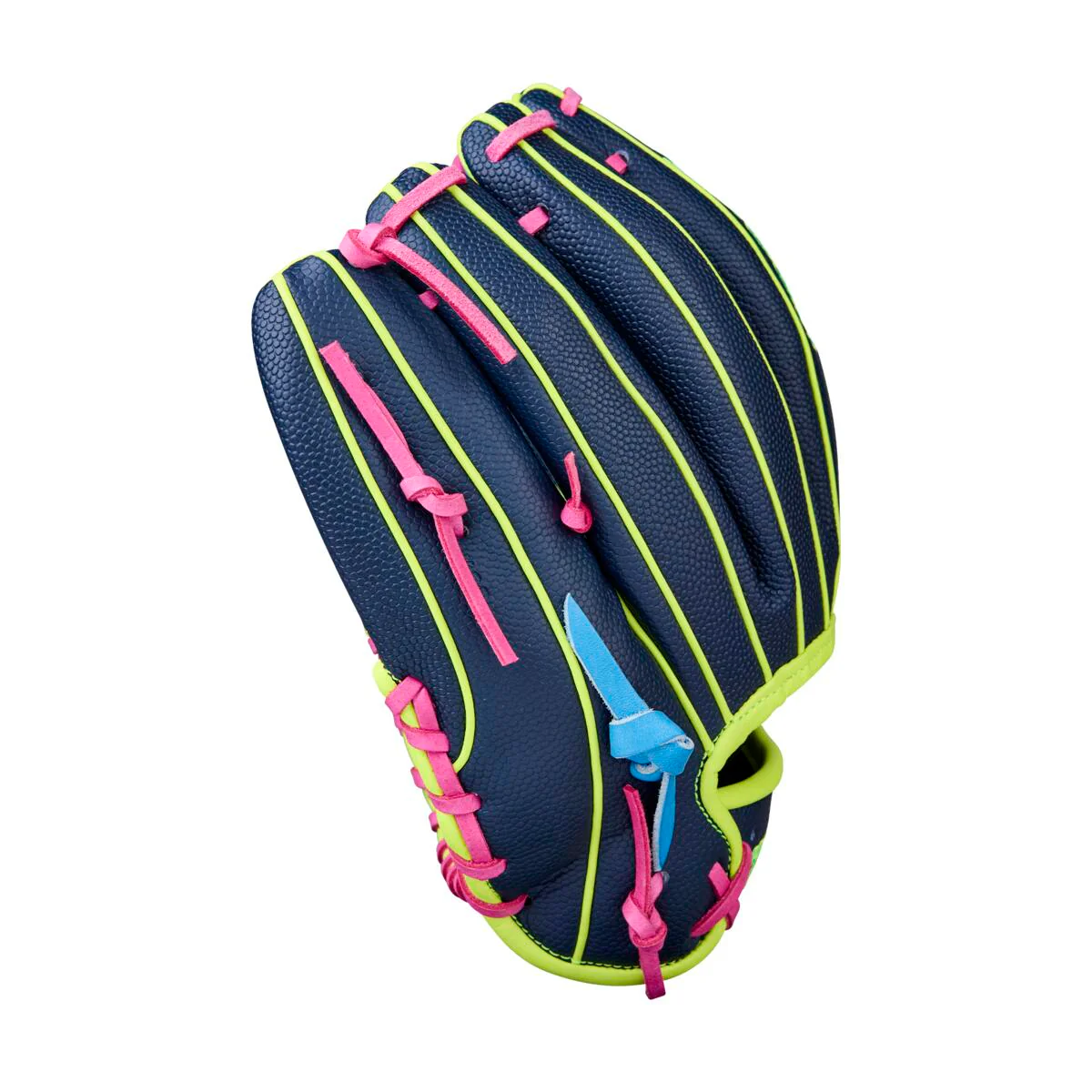 Wilson A2000 Winter 2025 1786SS  Navy/Sky Blue/Optic Yellow 11.5"-RHT - Image 4