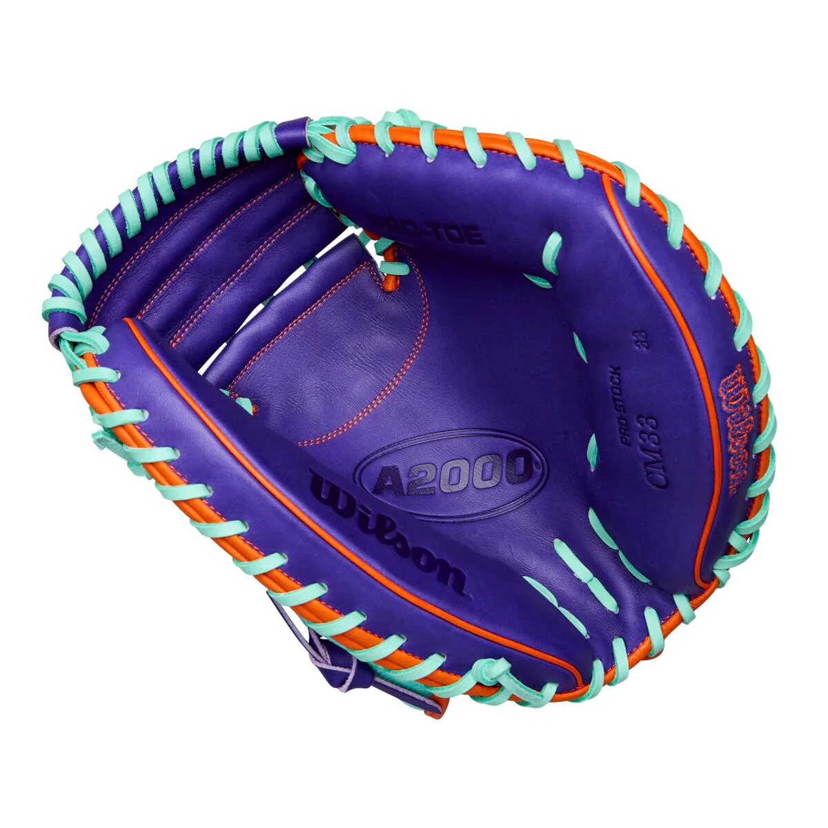 Wilson A2000 Winter 2025 CM33SS Purple/Seafoam 33"-RHT - Image 2