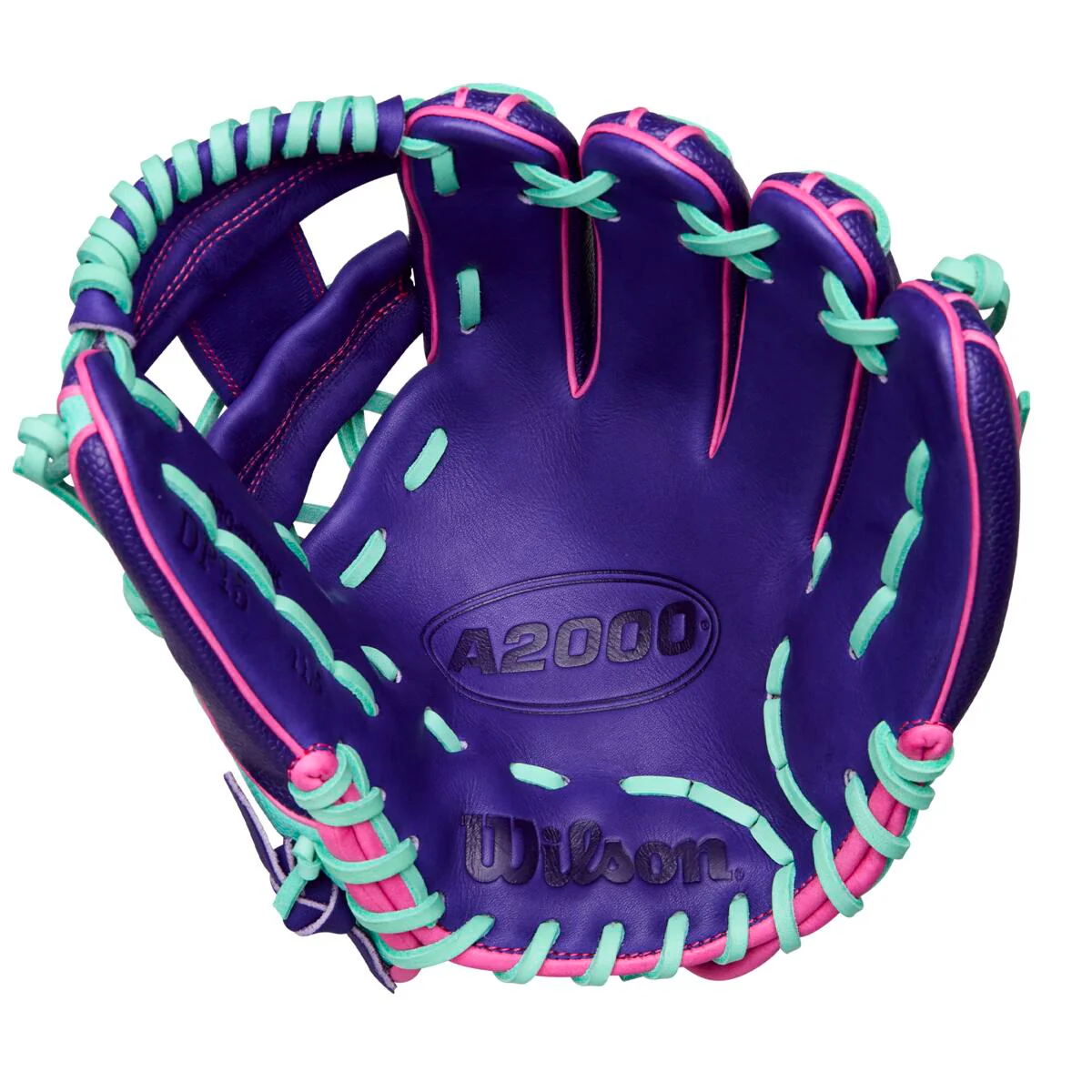 Wilson A2000 Winter 2025 DP15SS Purple/Seafoam 11.5"-RHT - Image 2