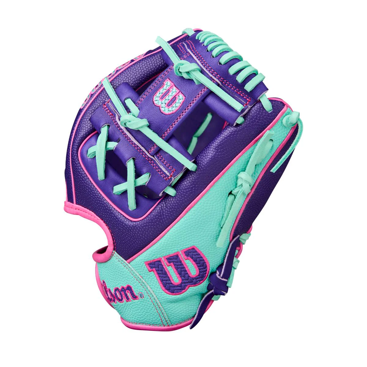 Wilson A2000 Winter 2025 DP15SS Purple/Seafoam 11.5"-RHT - Image 3