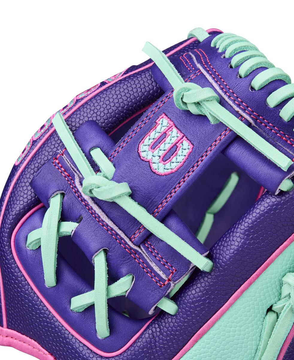 Wilson A2000 Winter 2025 DP15SS Purple/Seafoam 11.5"-RHT - Image 5