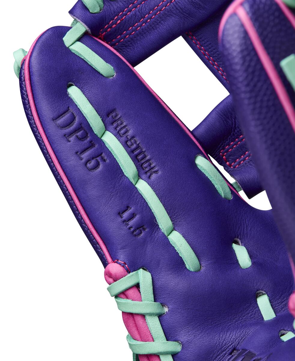Wilson A2000 Winter 2025 DP15SS Purple/Seafoam 11.5"-RHT - Image 7
