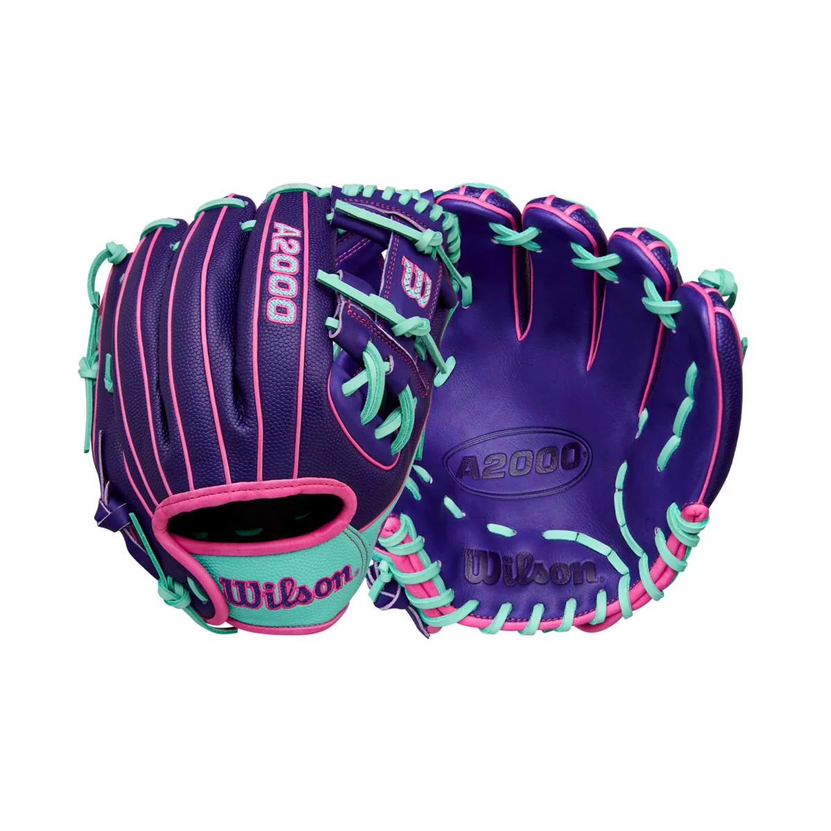 Wilson A2000 Winter 2025 DP15SS Purple/Seafoam 11.5"-RHT - Image 8