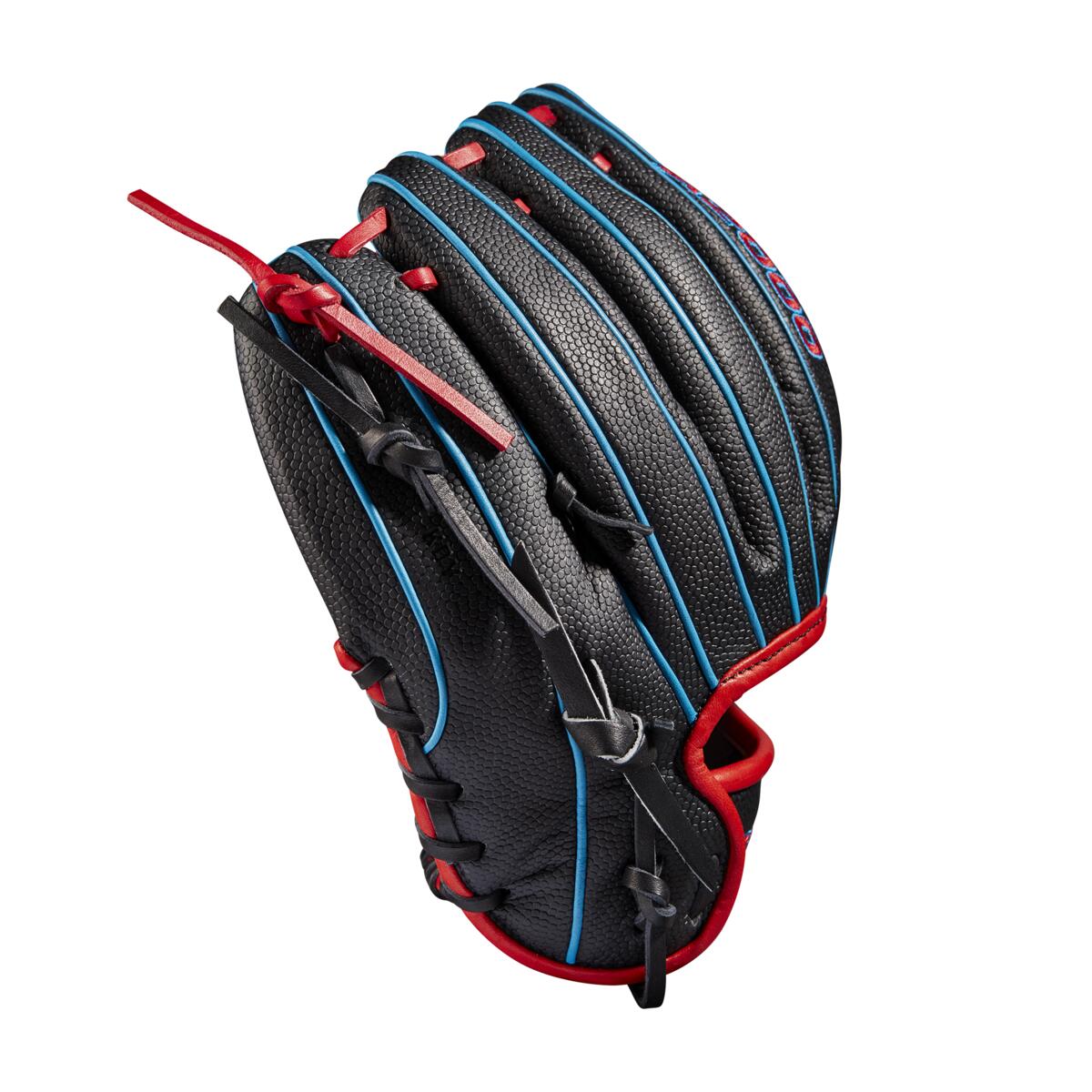 Wilson A2000 X2 Pedroia Fit Black/Red/Tropical 11"-RHT - Image 4