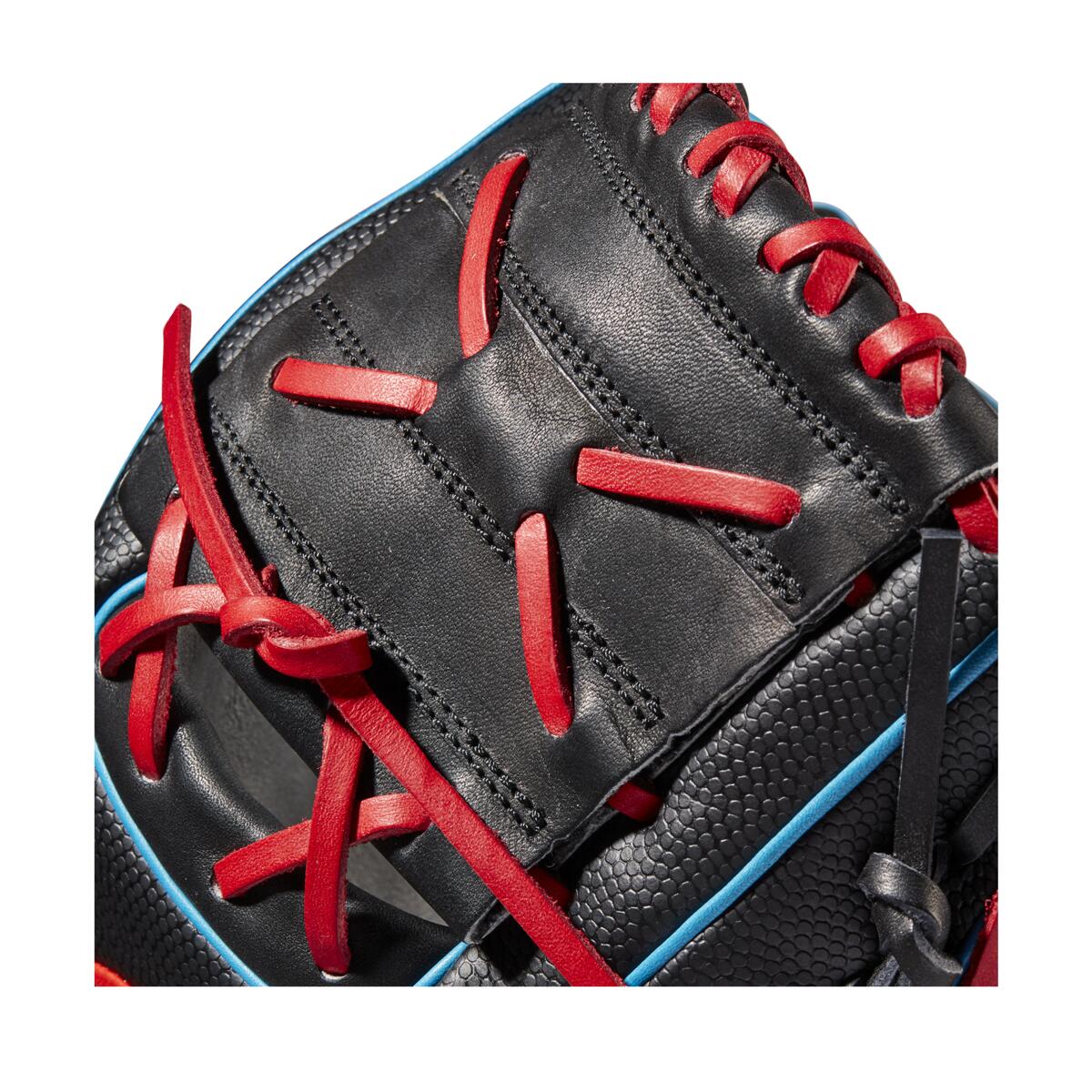 Wilson A2000 X2 Pedroia Fit Black/Red/Tropical 11"-RHT - Image 5