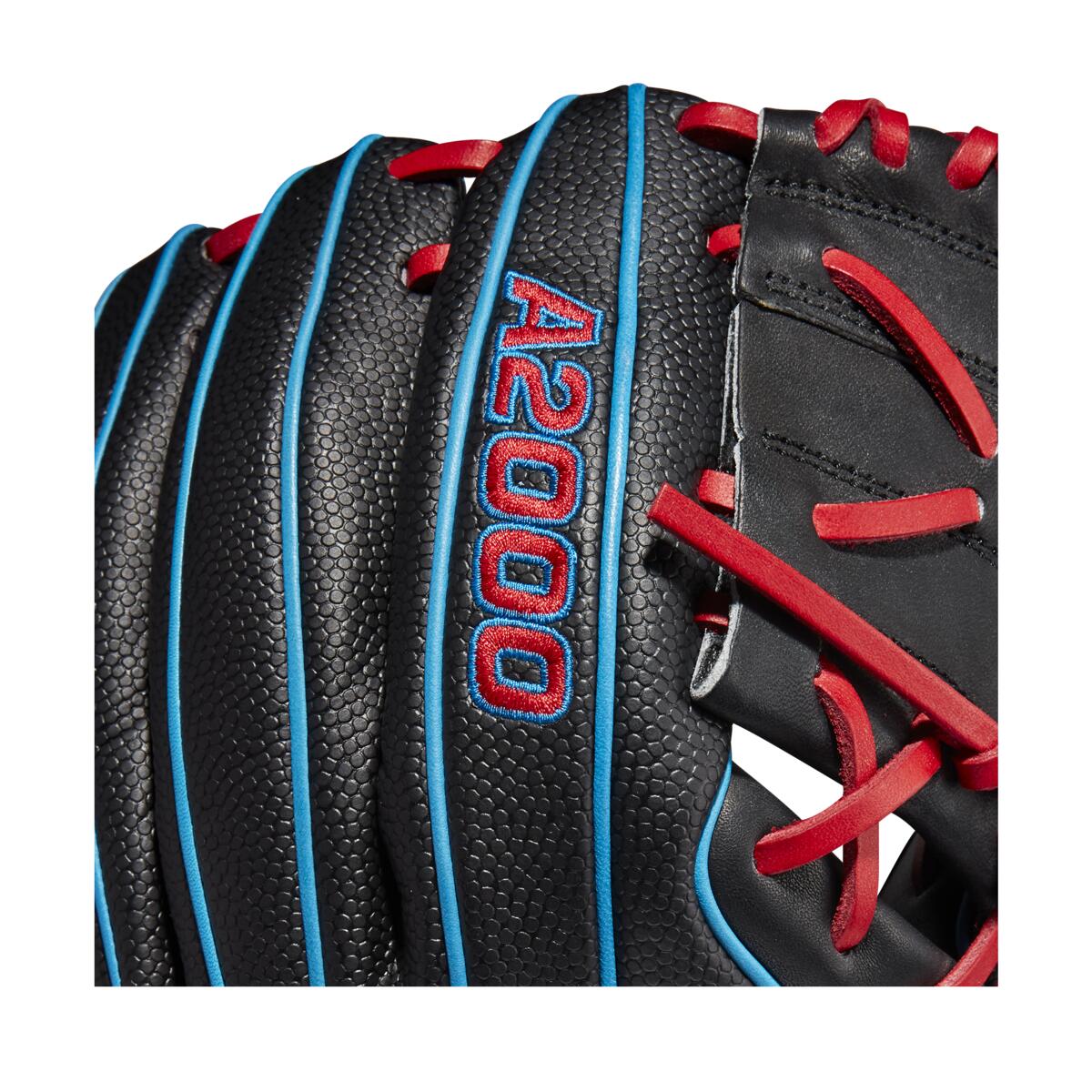 Wilson A2000 X2 Pedroia Fit Black/Red/Tropical 11"-RHT - Image 6