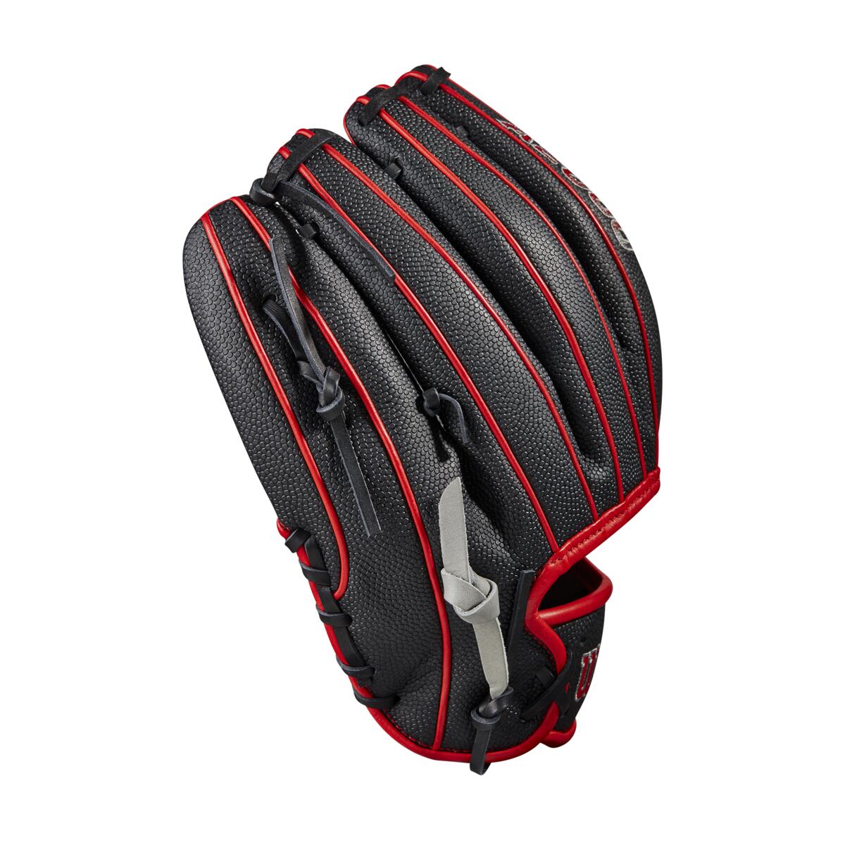 Wilson A2000SC SuperSkin 1975 Grey/Black/Red 11.75"-RHT - Image 4