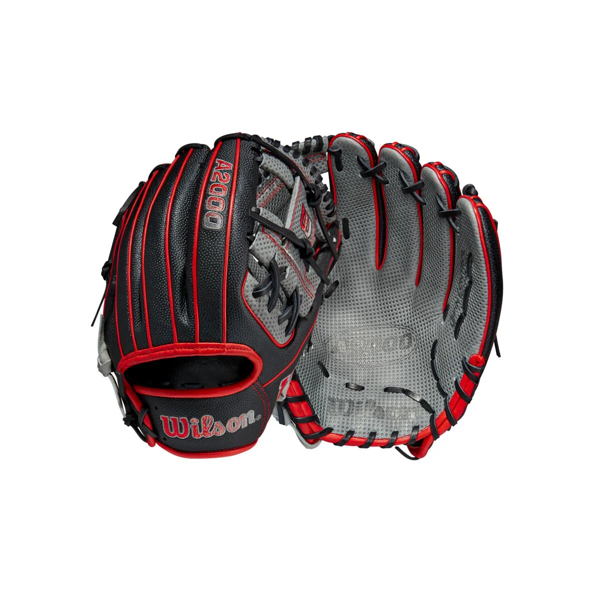 Wilson A2000SC SuperSkin 1975 Grey/Black/Red 11.75"-RHT - Image 9