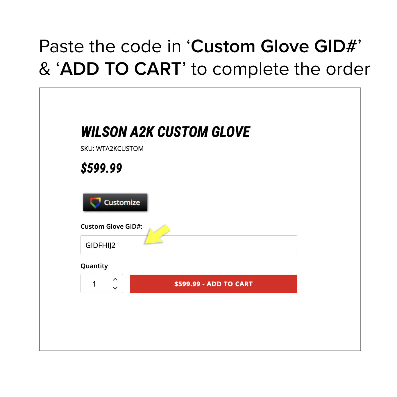 Wilson A2K Custom Glove - Image 5
