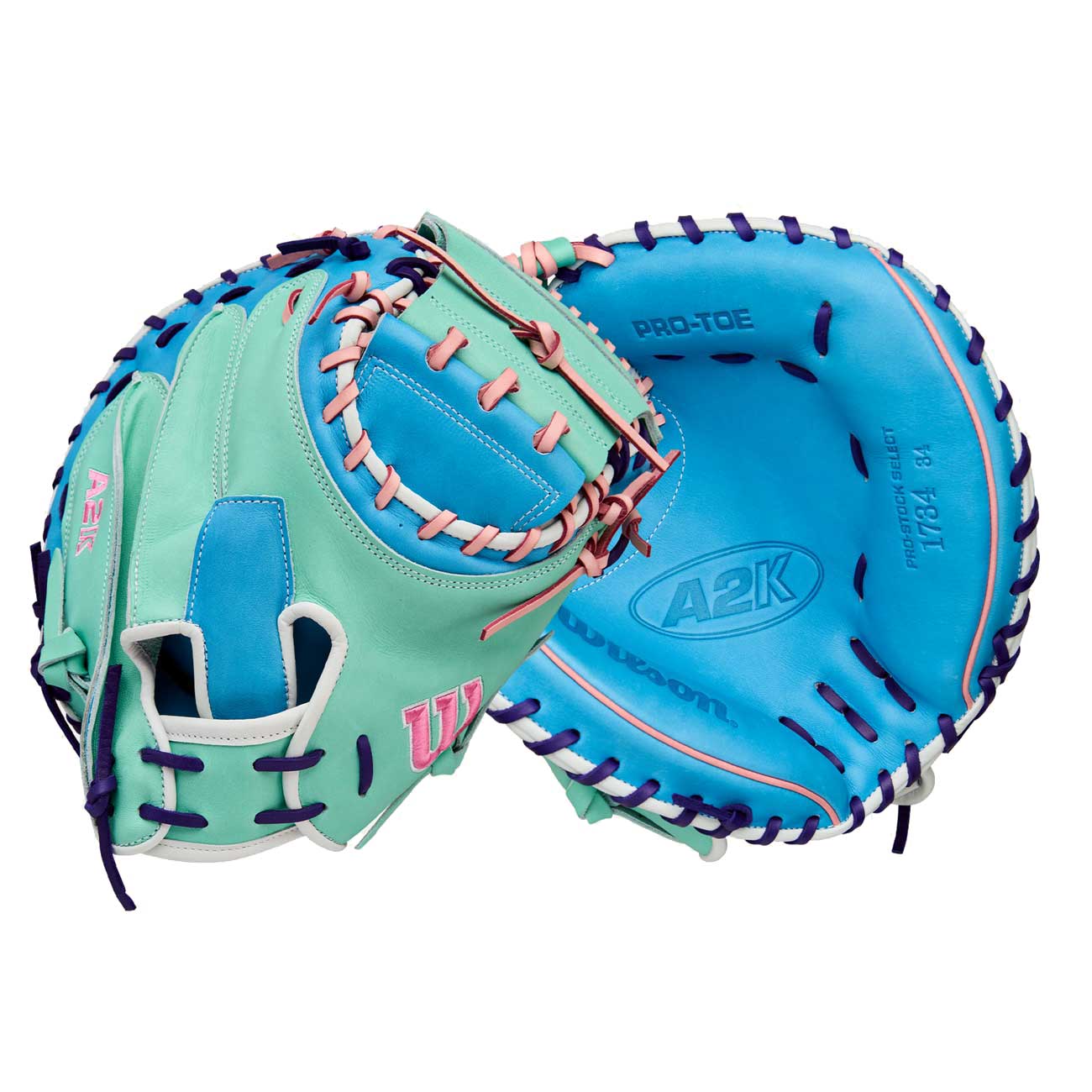 Wilson A2K Fall 2025 1723 Seafoam/Sky Blue 34"-RHT - Image 5