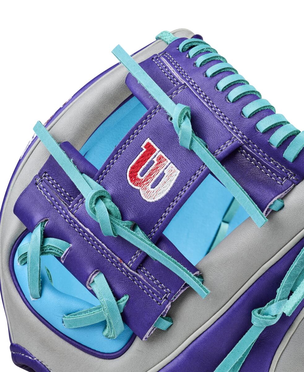 Wilson A2K Spring 2026 MB75 Grey/Purple/Tropical 11.75"-RHT - Image 5