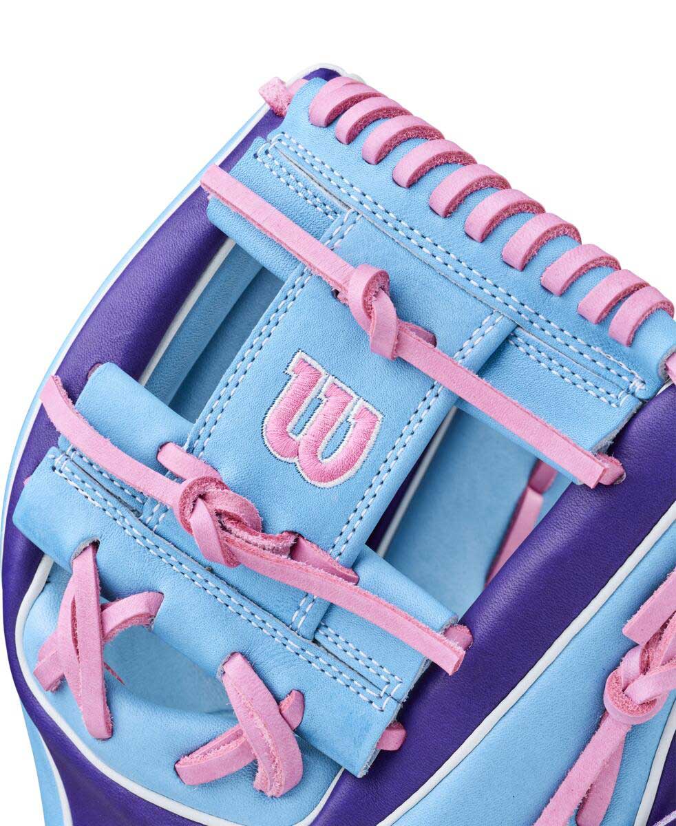 Wilson A2K Summer 2026 1786 Purple/Sky Blue 11.5"-RHT - Image 4