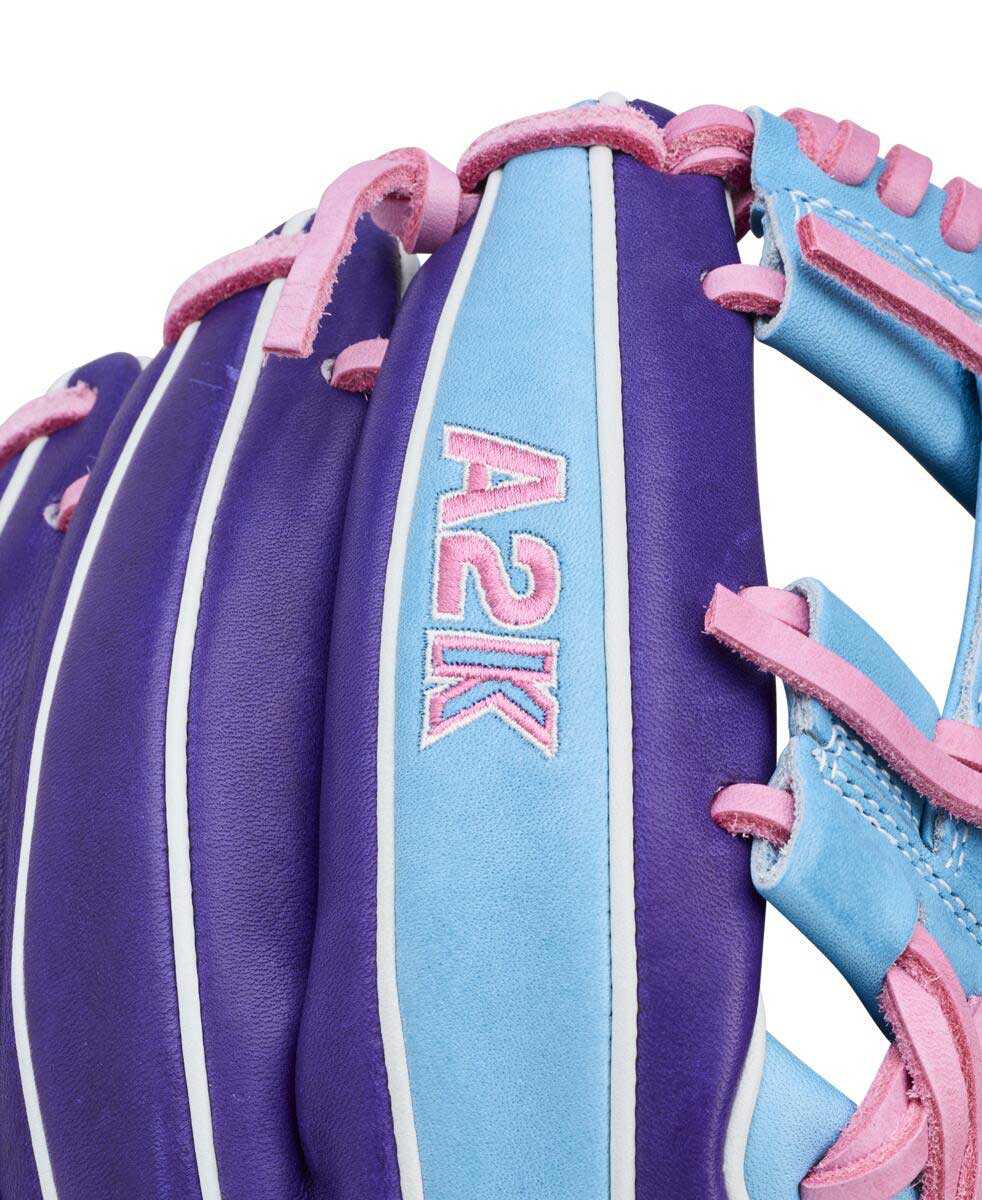 Wilson A2K Summer 2026 1786 Purple/Sky Blue 11.5"-RHT - Image 5