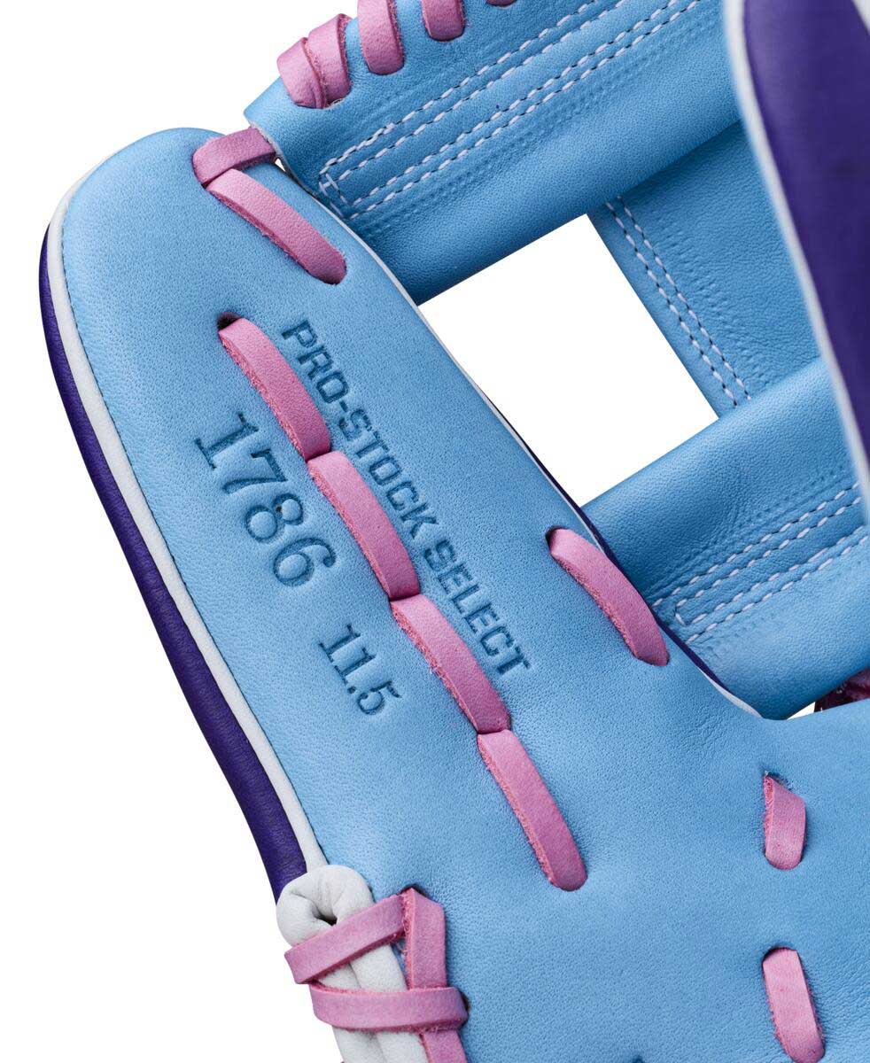 Wilson A2K Summer 2026 1786 Purple/Sky Blue 11.5"-RHT - Image 6