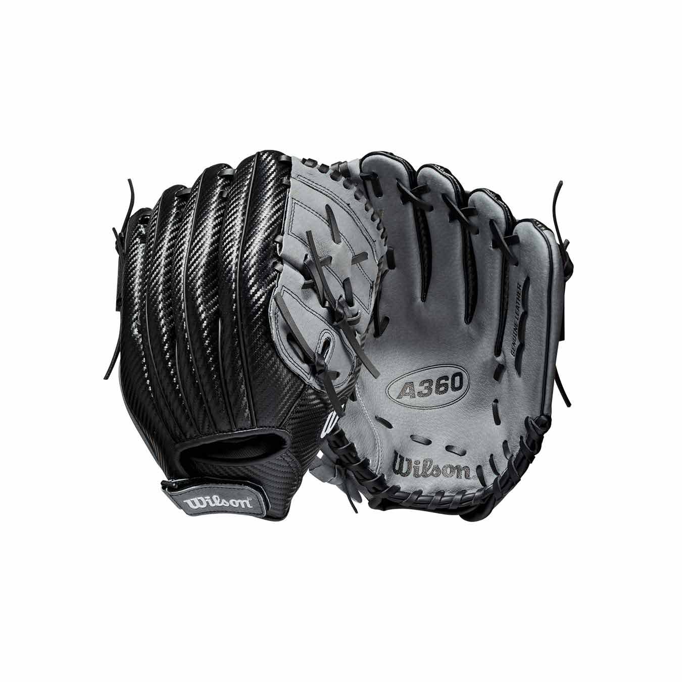 Wilson A360 2-Piece Web Grey/Black 12" - Image 6
