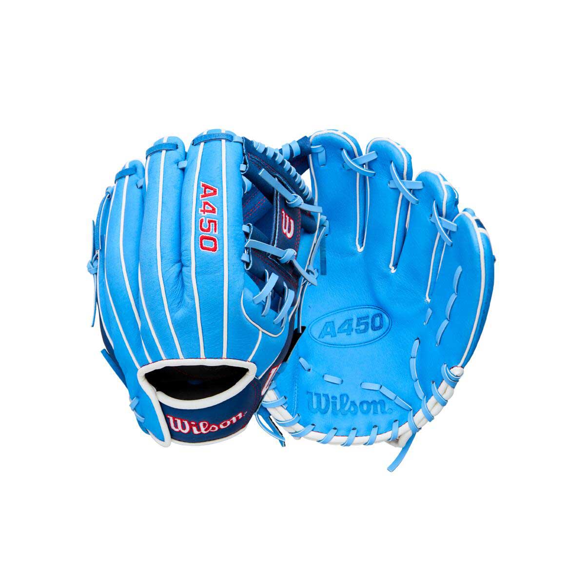 Wilson A450 H-Web Navy/Cool Blue/White 11.5" - Image 4